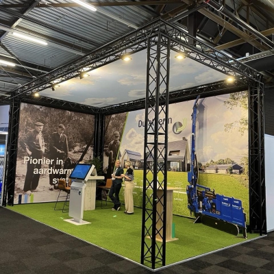 Impressie van de beursstand van Duratherm Impressie van de beursstand van Duratherm