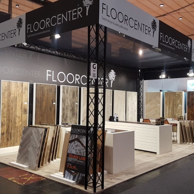 Impressie van de beursstand van Floorcenter