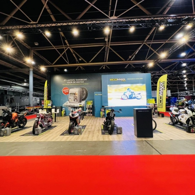 Impressie van de beursstand van Ecomax Impressie van de beursstand van Ecomax